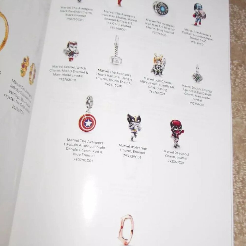 PANDORA Catalog Autumn Winter 2024 Disney Marvel Game Of Thrones charm EXCELLENT - Picture 5 of 6
